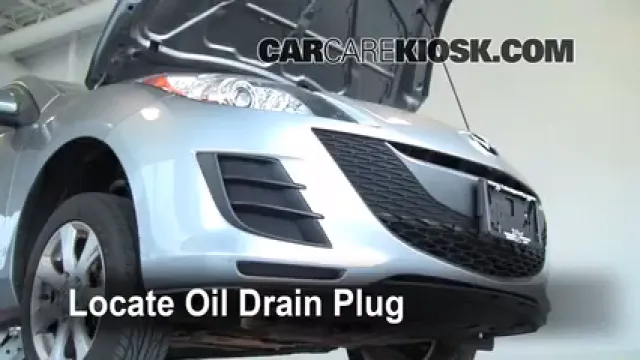 2010 Mazda 3 i 2.0L 4 Cyl. Aceite Cambiar aceite y filtro de aceite